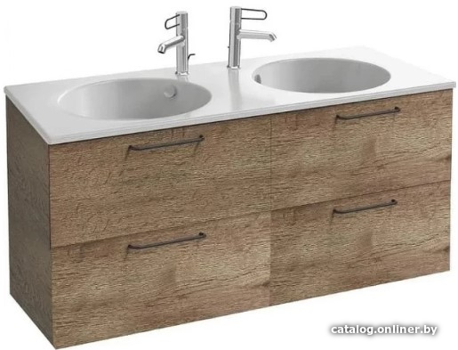 

Jacob Delafon Тумба с умывальником Odeon Rive Gauche EXAS112-Z-00+EB2526-R9-E52