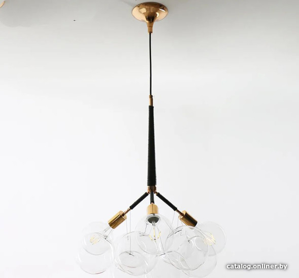 

Подвесная люстра ImperiumLoft Lovely Bubble Chandelier From Pelle Gold/Black 208364-26