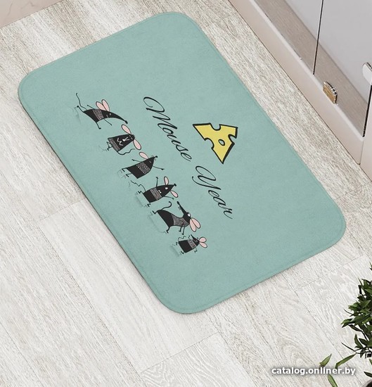 

Коврик для ванной JoyArty Год модных мышат bath_378409