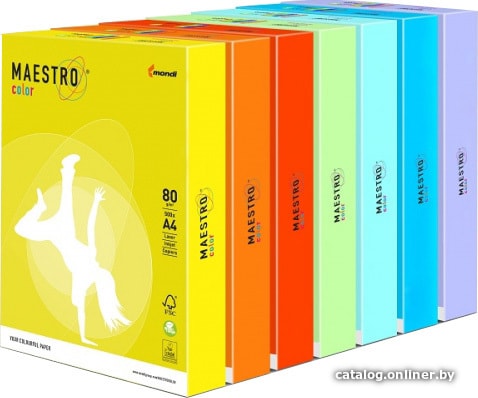 

Офисная бумага Maestro Color A4 80 г/м.кв 500 л (светло-зеленый)