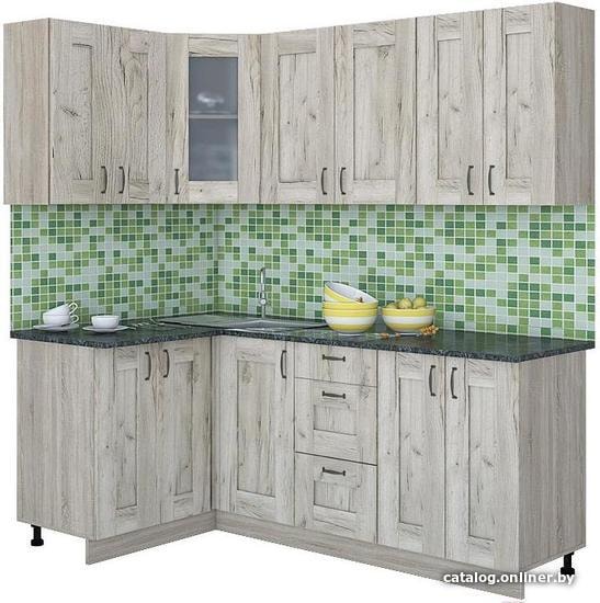 

Готовая кухня Интерлиния Мила Хольц 12x20 (дуб серый)
