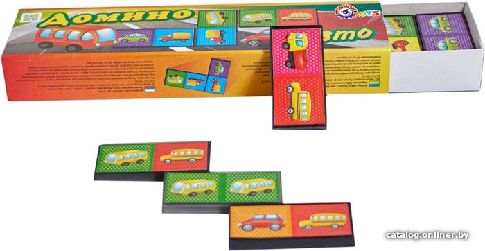 

Настольная игра ТехноК Домино Авто