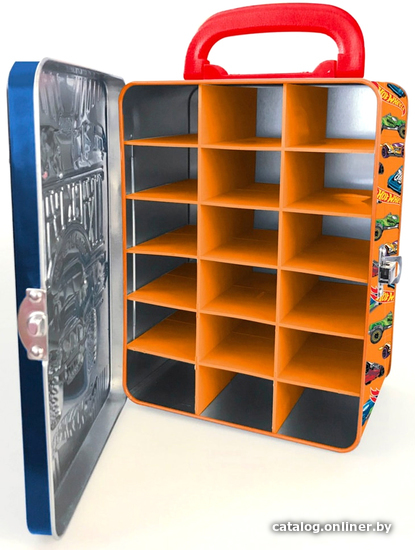 

Паркинг Hot Wheels Портативный кейс для хранения 18 машинок HWCC2 (оранжевый)