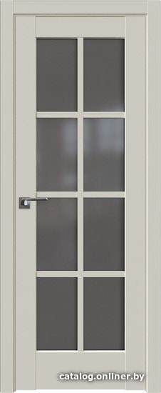 

Межкомнатная дверь ProfilDoors 101U 60x200 (магнолия сатинат/стекло графит)