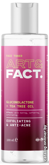 

Art&Fact Тонер для лица Anti-acne toner Gluconolactone+Tea tree oil 100 мл