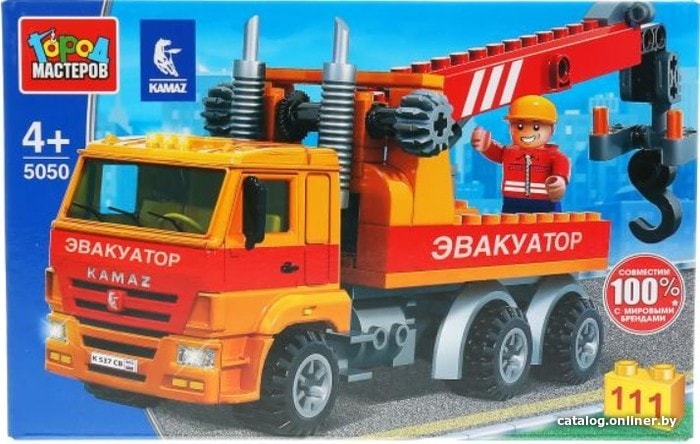 

Конструктор Город мастеров Спецтехника 5050-KK Камаз. Эвакуатор