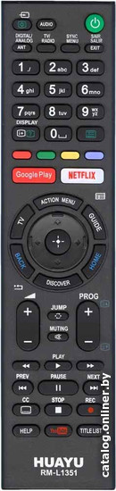 

Пульт ДУ Huayu RM-L1351 (для телевизоров Sony)