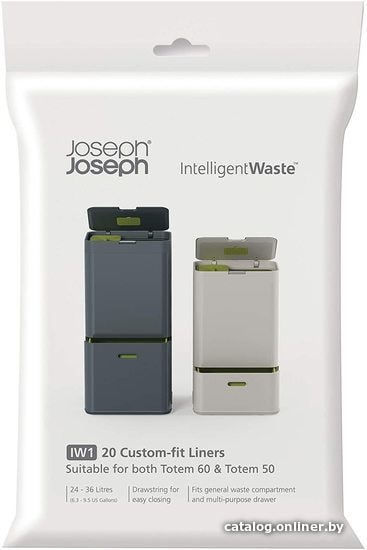 

Пакеты для мусора Joseph Joseph IW4 24-36 л 30006 (20 шт)