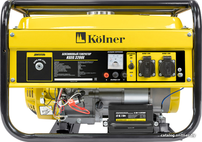 

Бензиновый генератор Kolner KGEG 3200E