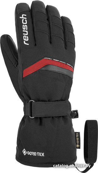

Перчатки Reusch Manni GTX 4901375 7745 (р-р 9, black/white/fire red)