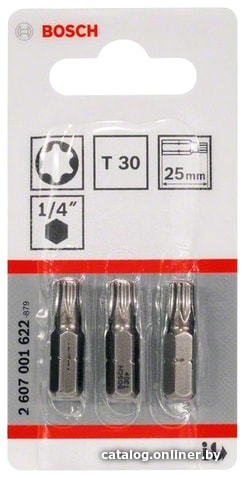 

Набор бит Bosch 2607001622 (3 предмета)