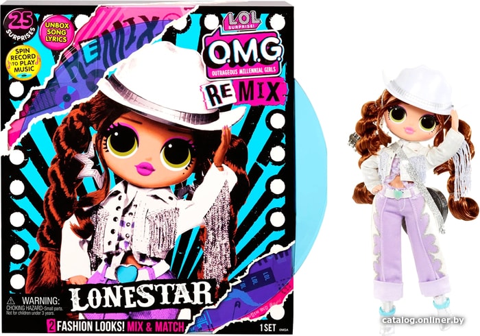 

Кукла-сюрприз L.O.L. Surprise! O.M.G. Remix Lonestar Fashion Doll 567233