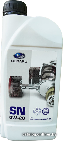 

Моторное масло Subaru SN 0W-20 1л
