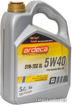 

Моторное масло Ardeca SYN-TEC XL 5W-40 5л