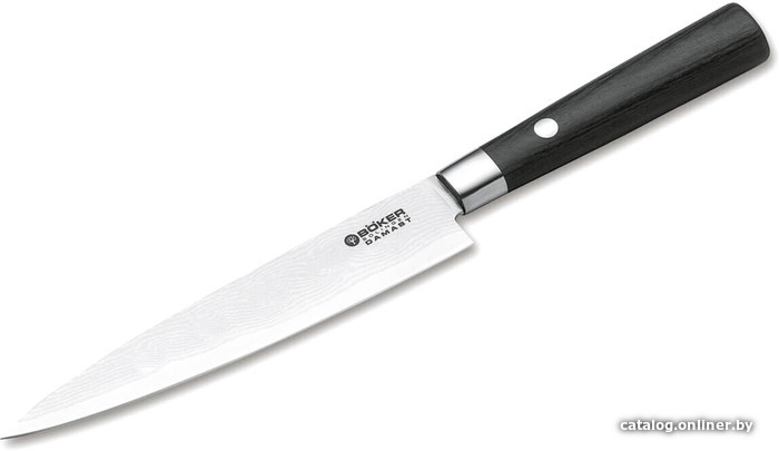 

Кухонный нож Boker Solingen Damast Black Allzweckmesser 130414DAM