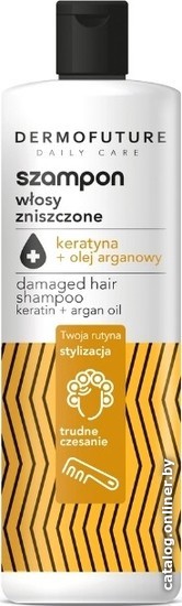 

Шампунь DermoFuture Daily Care с кератином и аргановым маслом 380 мл
