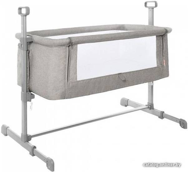 

Приставная детская кроватка Carrello Luna (neutral grey)