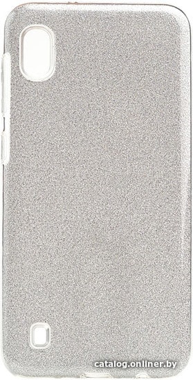 

Чехол для телефона EXPERTS Diamond Tpu для Samsung Galaxy A01 (серебристый)