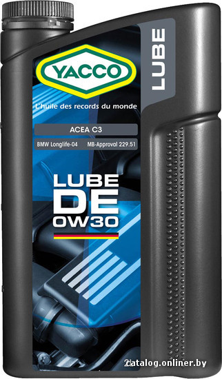 

Моторное масло Yacco Lube DE 0W-30 2л