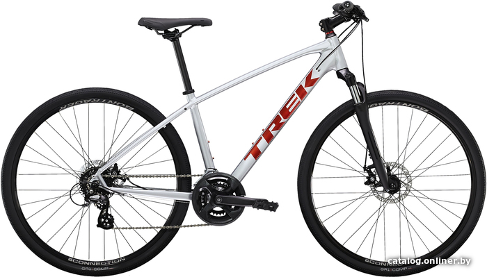

Велосипед Trek Dual Sport 1 M 2022 (серебристый)