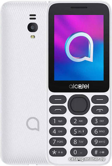 

Кнопочный телефон Alcatel 3080G (белый)