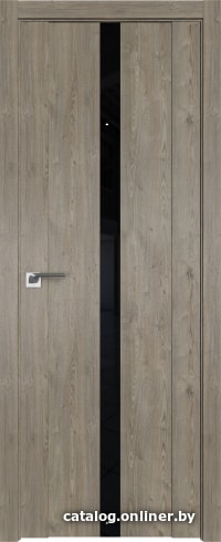 

Межкомнатная дверь ProfilDoors 2.04XN 50x200 (каштан темный, стекло lacobel черный лак)