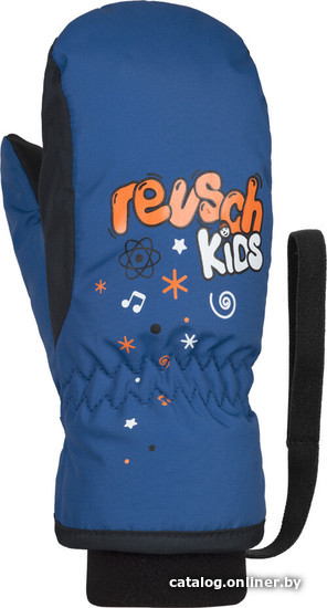 

Горнолыжные варежки Reusch Kids mitten Dazzling 4885405 402 (р-р 3, blue)