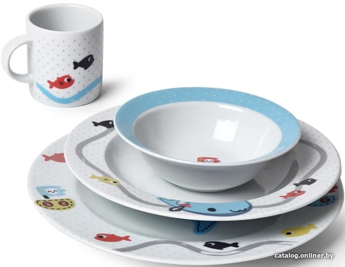 

Столовый сервиз Fissman Baby Fish 13857 (белый)