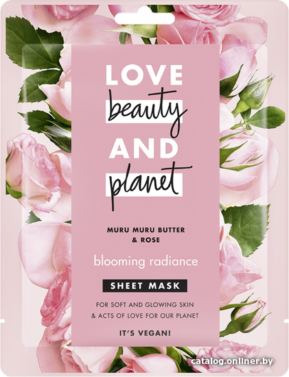 

Love Beauty and Planet Маска для лица тканевая Цветущий вид 29.7 г