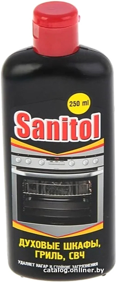 

Средство для плит и духовок Sanitol Для плит, духовых шкафов, СВЧ, грилей, сковород, казанов (250 мл)
