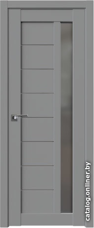 

Межкомнатная дверь ProfilDoors 37U 70x200 (манхэттен, стекло графит)