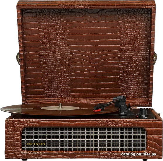 

Виниловый проигрыватель Crosley Voyager Brown Croc