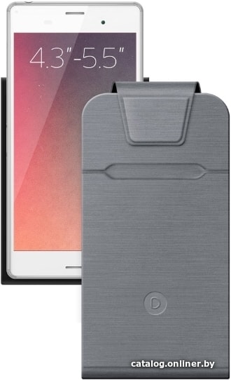 

Чехол для телефона Deppa Flip Fold M (серый)