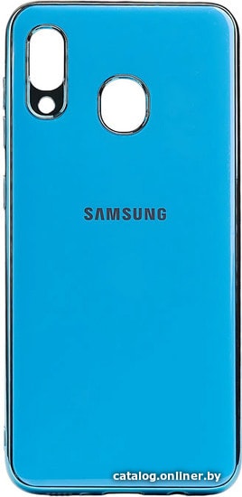 

Чехол для телефона EXPERTS Plating Tpu для Samsung Galaxy A70 (голубой)