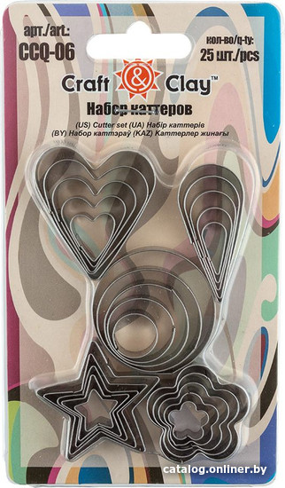 

Штампы Craft&Clay набор каттеров CCQ-06
