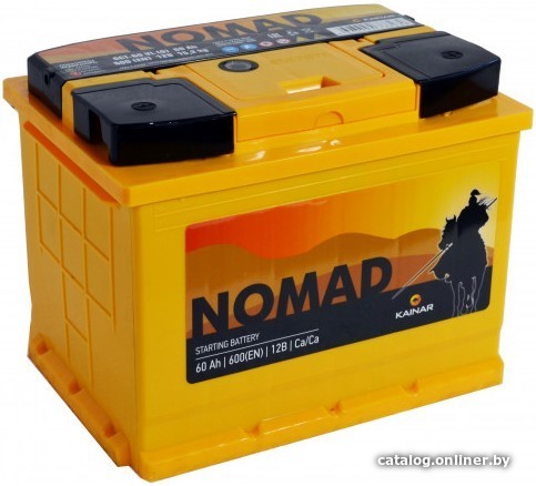 

Автомобильный аккумулятор Nomad Premium 6СТ-60 Евро (60 А·ч)
