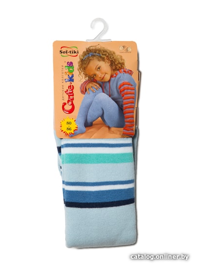 

Колготки Conte-kids Sof-Tiki с рисунками 7С-38СП (р. 80-86, светло-голубой 223)