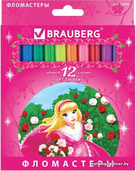 

Фломастеры BRAUBERG Rose angel 150556 (12 шт.)