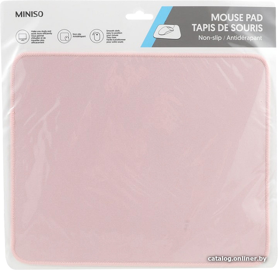 

Коврик для мыши Miniso Pad Rectangle Pink 6324