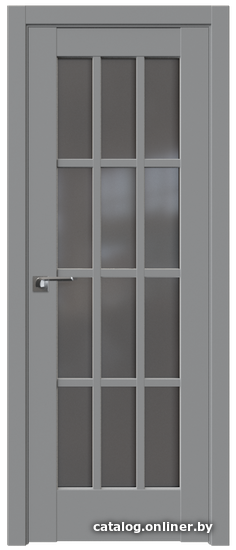 

Межкомнатная дверь ProfilDoors 102U 60x200 (манхэттен, стекло графит)
