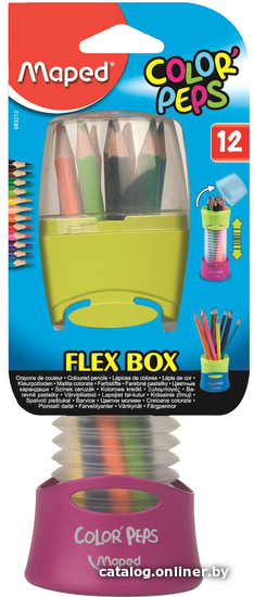 

Набор цветных карандашей Maped Flex Box (12 шт)