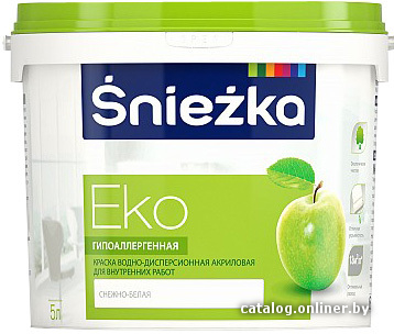 

Краска Sniezka Eko 15 л (снежно-белый)