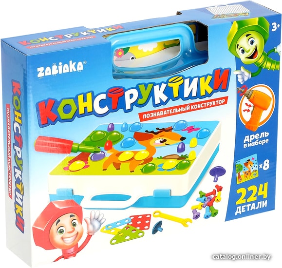 

Конструктор Zabiaka Конструктики (224 детали)