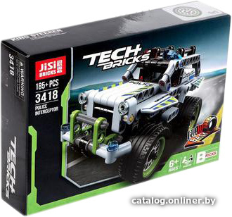 

Конструктор Jisi Bricks Tech Bricks 3418 Police Interceptor