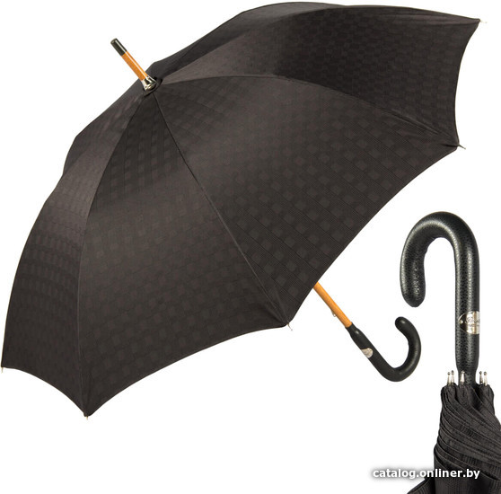 

Зонт-трость Pasotti Pelle/Legno Strong Black