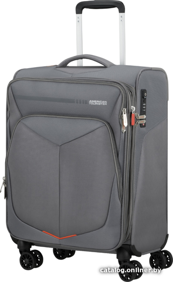 

Чемодан-спиннер American Tourister Summerfunk Titanium Grey 55 см (с увеличением, 4 колеса)