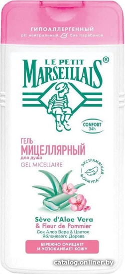 

Le Petit Marseillais Гель для душа с соком Алоэ и Цветком Яблоневого дерева 400 мл