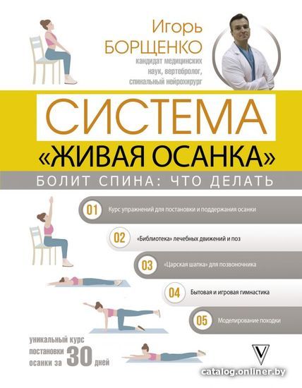 

АСТ. Болит спина: что делать. Система «Живая осанка» (Борщенко Игорь Анатольевич)