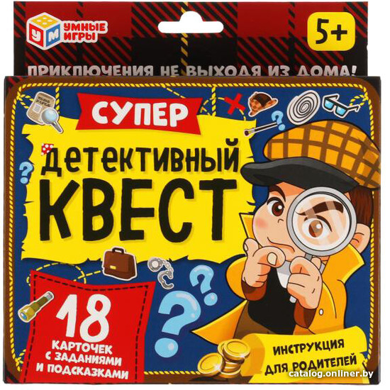 

Карточная игра Умные игры Супер-детективный квест 4680107907714