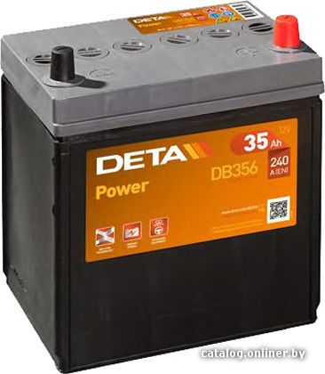 

Автомобильный аккумулятор DETA Power DB356 (35 А·ч)